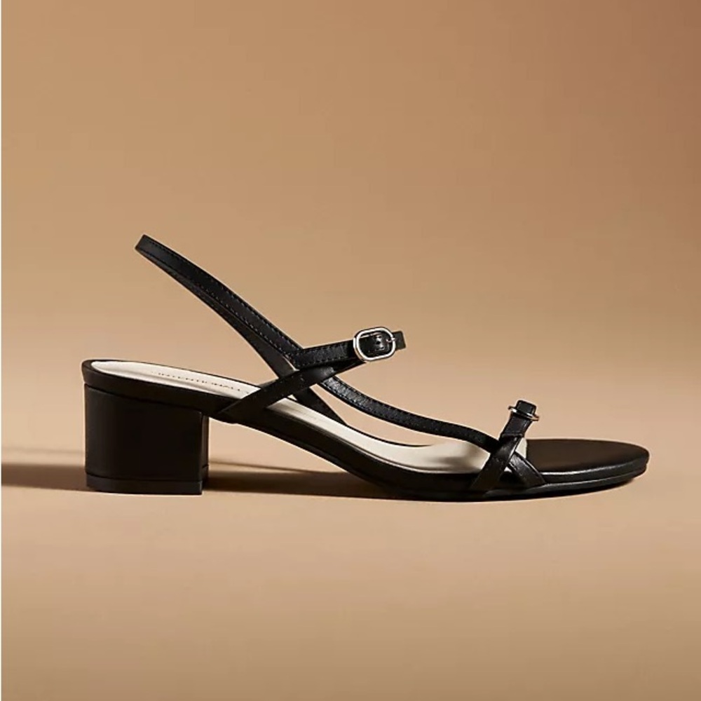 Anthropologie Intentionally Blank Slingback Toast Heels